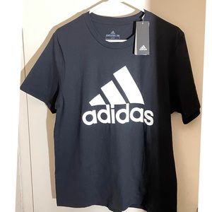 Adidas Mens Tee Shirt Sz Large NWT Black